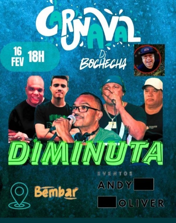 tirando o mofo- grupo diminuta & dj bochecha (foto do evento)