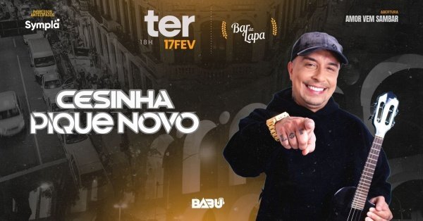 cesinha no bar da lapa (foto do evento)