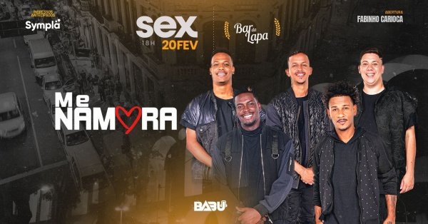 me namora no bar da lapa (foto do evento)