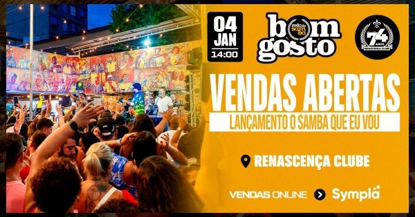 Roda de Samba do Bom Gosto - Renascença (foto do evento)