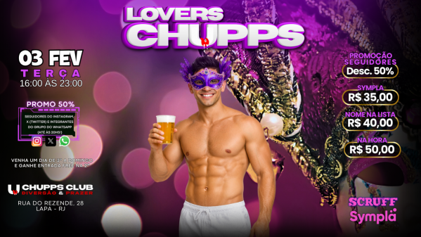 terça loverchupps (foto do evento)