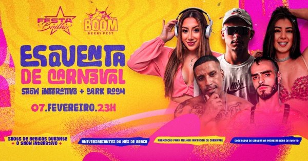 festa brilho esquenta de carnaval (foto do evento)