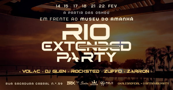 rio extended party · 22 fev - domingo (foto do evento)