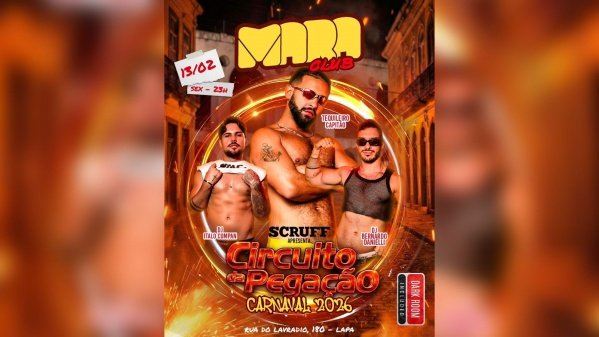 mara club| circuito da pegação by scruff| sexta, 13 de fevereiro - 23h (foto do evento)