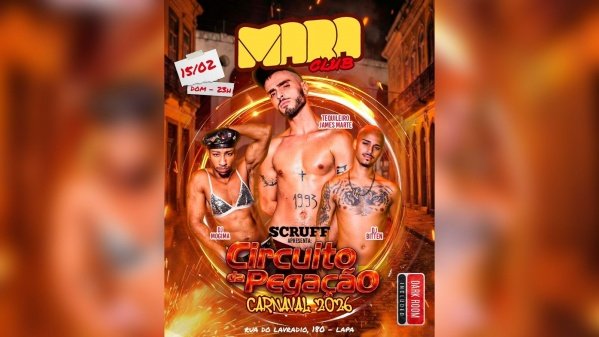 mara club| circuito da pegação by scruff| domingo, 15 de fevereiro - 23h (foto do evento)