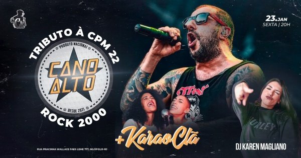 BANDA CANO ALTO (TRIBUTO A CPM 22 E ROCK 2000) (foto do evento)