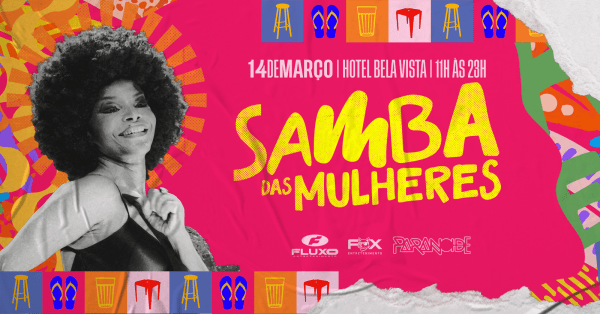 samba das mulheres | sábado (14/03) | hotel bela vista (foto do evento)