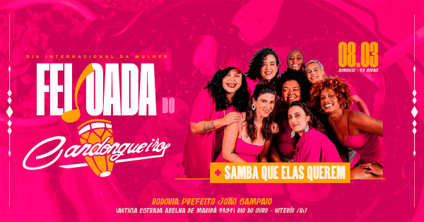 feijoada das mulheres com samba que elas querem (foto do evento)