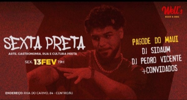 sexta preta - pagode do maui (foto do evento)