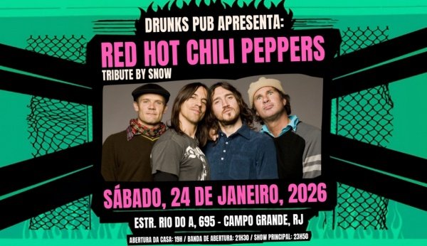 ESPECIAL  RED HOT CHILI PEPPERS - TRIBUTE BY SNOW (foto do evento)