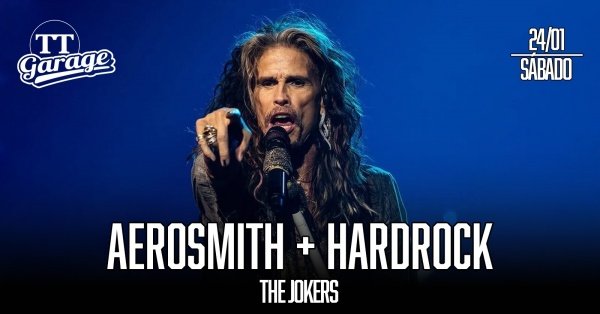 Tributo Aerosmith + o melhor do hard rock com The Jokers - Sábado - 24/01 (foto do evento)