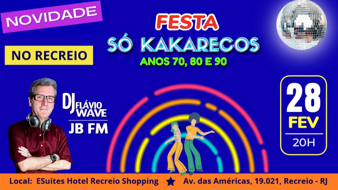 festa só kakarecos no esuites hotel recreio 28/fev (foto do evento)