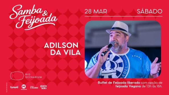 samba & feijoada com adilson da vila no rio scenarium  28.03 (foto do evento)