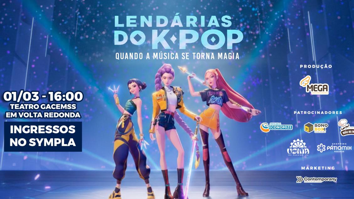 as lendárias do k-pop (foto do evento)