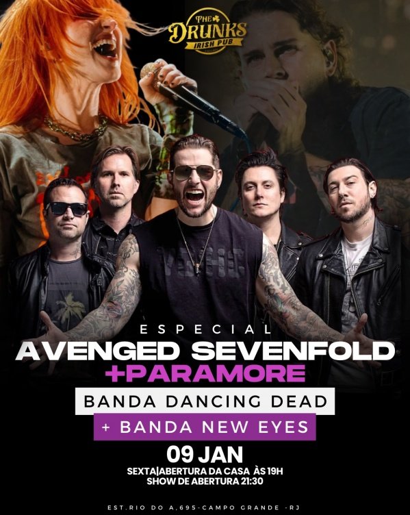 Especial Avenged Sevenfold + Paramore (foto do evento)