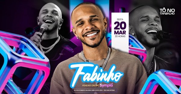 fabinho | 20mar (sex) | tô no trabalho (foto do evento)