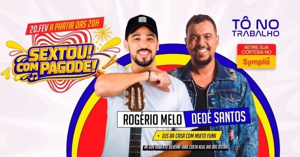 sextou com pagode | 20fev (sex) | tô no trabalho (foto do evento)