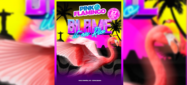 pink flamingo | blame it on rio |sexta  , 27 de fevereiro (foto do evento)
