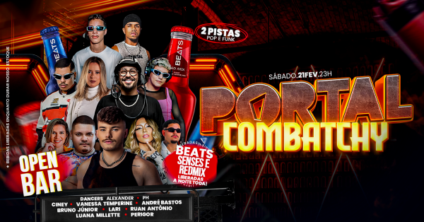 21/02 - portal combatchy / mega open bar + beats sense e redmix a noite toda (foto do evento)