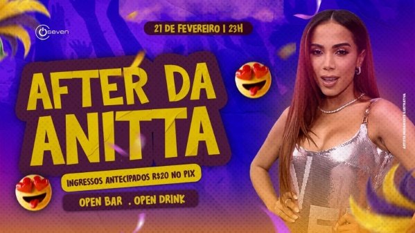after da anitta // open bar // open drinks (foto do evento)