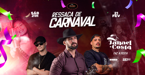 ressaca de carnaval (foto do evento)