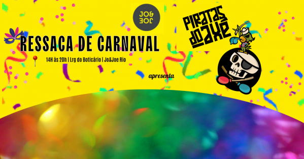 ressaca de carnaval no jo&joe com piratas do axé (foto do evento)