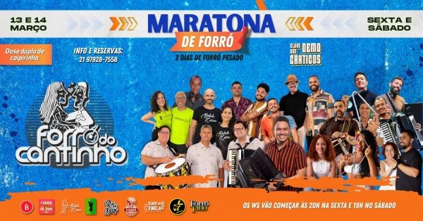 maratona de forró do cantinho (foto do evento)