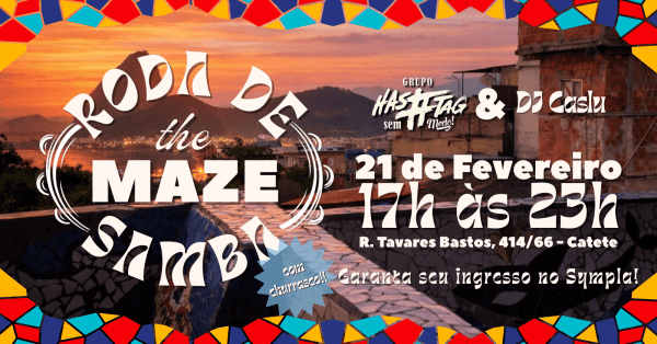 roda de samba no the maze (foto do evento)