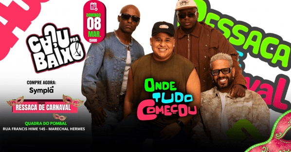 onde tudo começou | caju pra baixo em marechal| ressaca de carnaval (foto do evento)