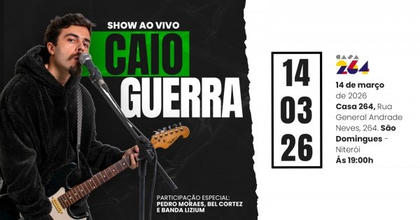 caio guerra - ao vivo na casa 264 (foto do evento)