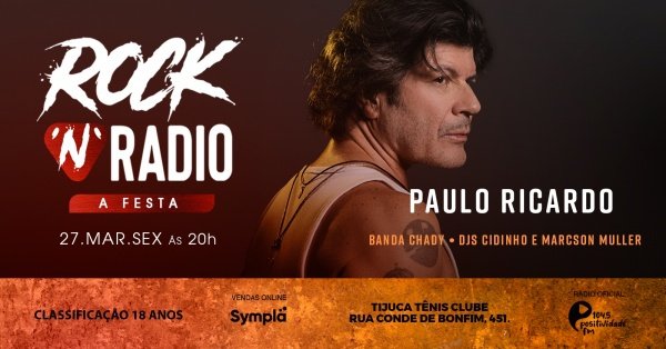 paulo ricardo no rock n radio (foto do evento)