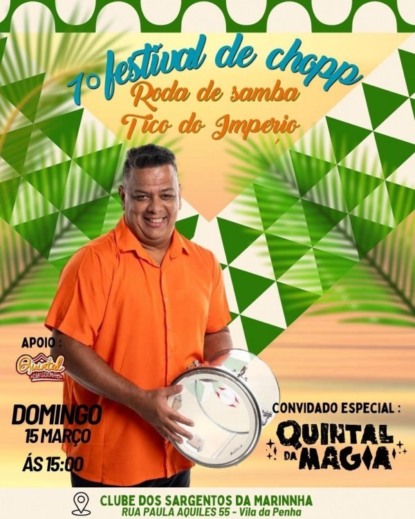 tico do império - roda de samba (foto do evento)