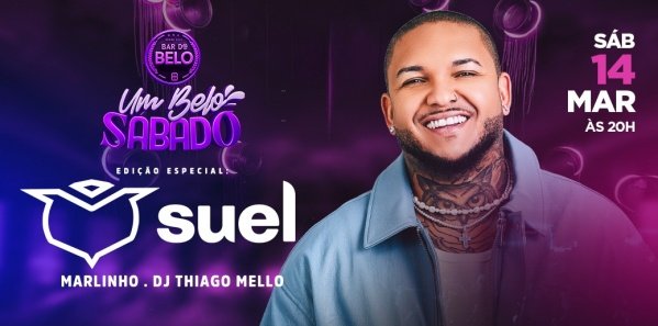 um belo sábado apresenta: suel (foto do evento)
