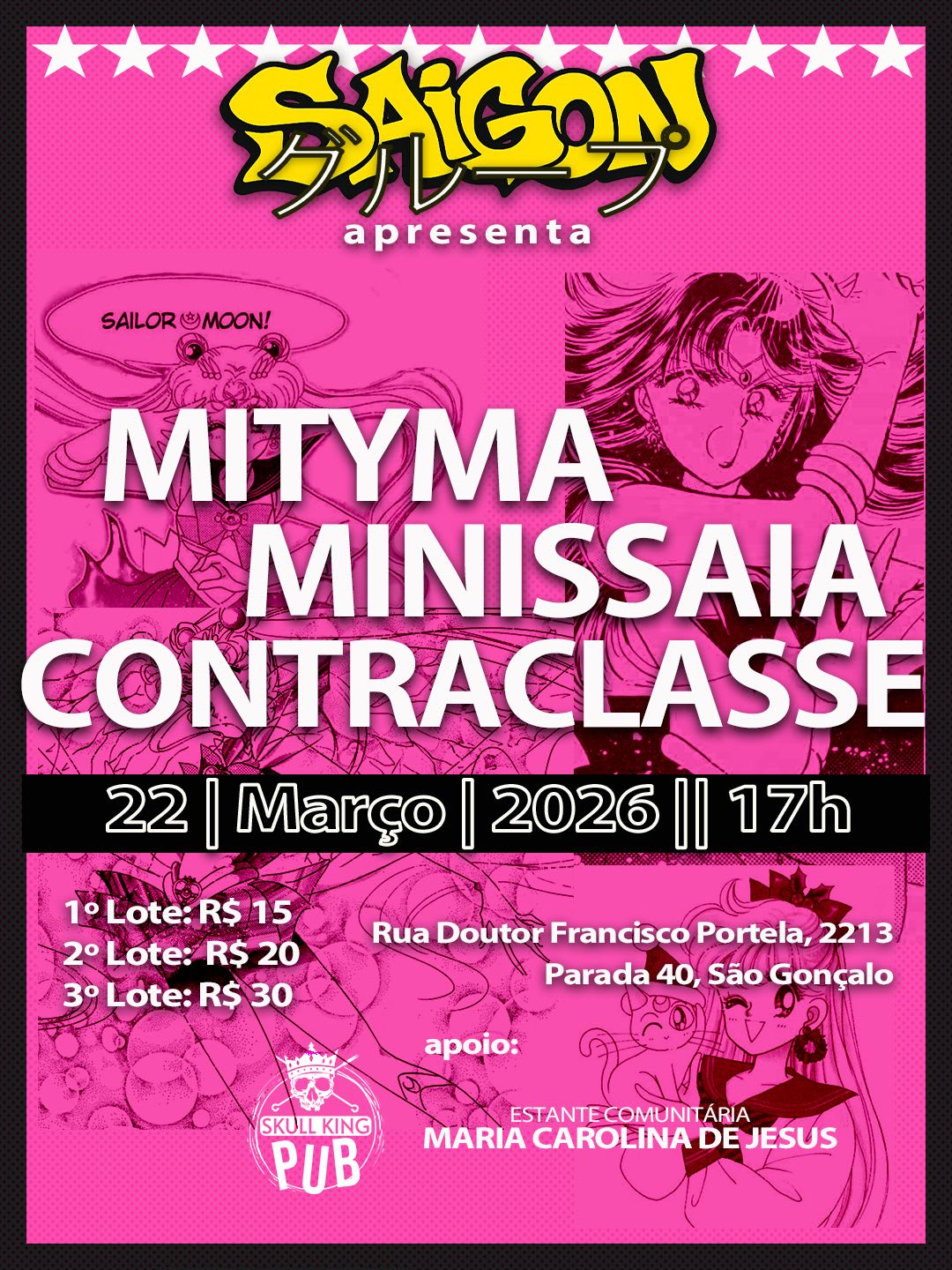 Mityma, Minissaia E Contraclasse - Saigon Hardcore (foto do evento)