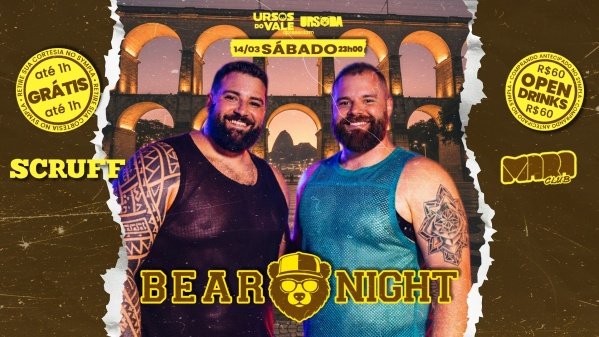 bear night  (ursos do vale + ursada) 14/03 mara club (lapa) 23h (foto do evento)