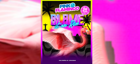 pink flamingo | blame it on rio |sexta  , 06 de março (foto do evento)