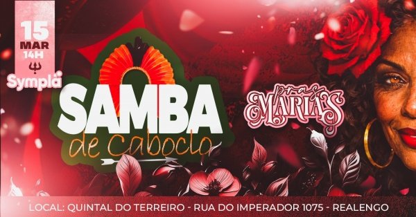 samba de caboclo em realengo - pras marias (foto do evento)
