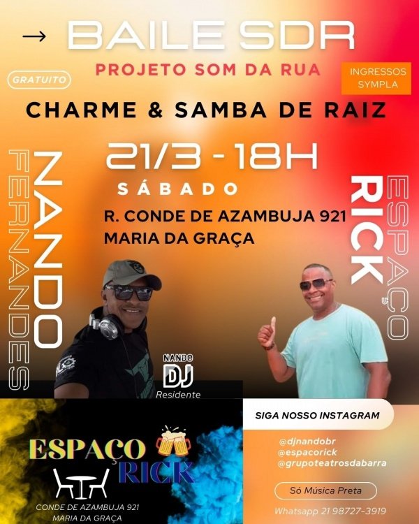 baile sdr no espaço rick (foto do evento)