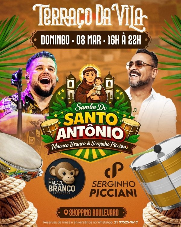 samba de santo antônio no terraço da vila (foto do evento)