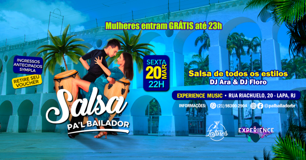 salsa! pal bailador | sexta 20 março | lapa | experience music (foto do evento)