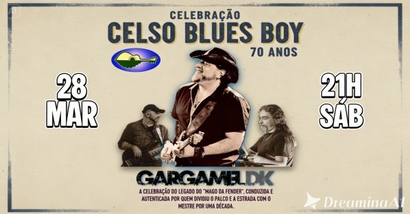 gargamel dk  celebração celso blues boy 70 anos - nectar som (foto do evento)