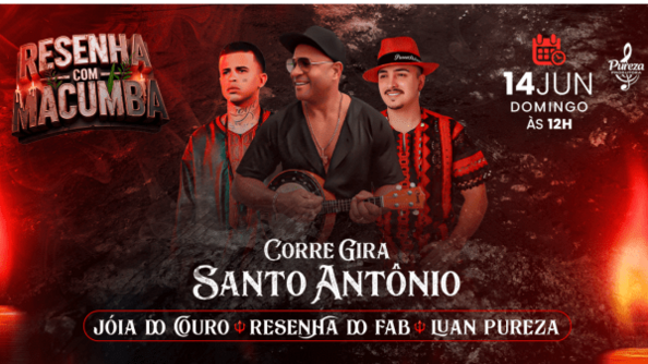 resenha com macumba (foto do evento)
