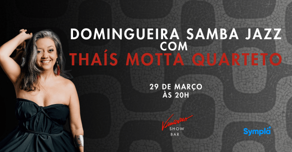 “domingueira samba jazz” com thaís motta quarteto (foto do evento)