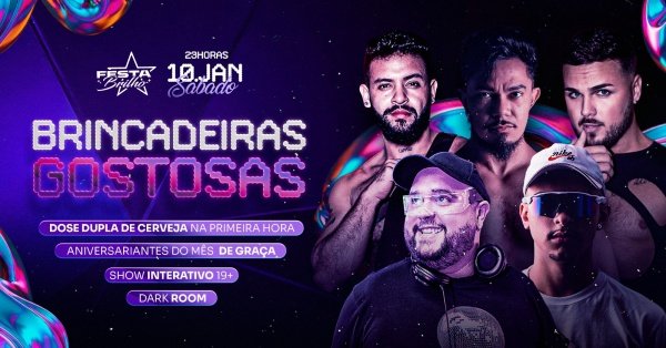 FESTA BRILHO EDIÇÃO BRINCADEIRAS GOSTOSAS (foto do evento)