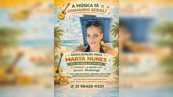 show beneficente para marta nunes (foto do evento)