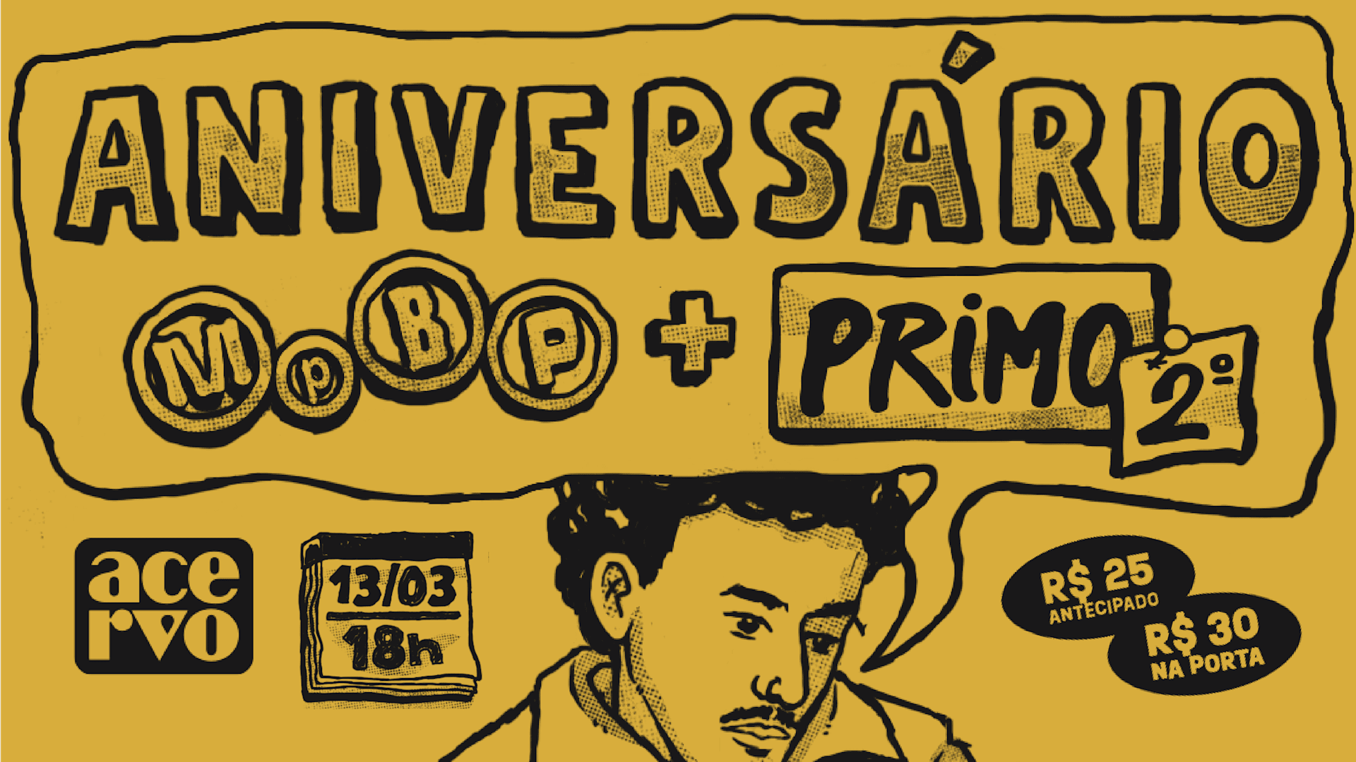 Acervo Apresenta: Aniversário Mpbp + Primo 2 Grau (foto do evento)