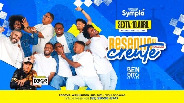 resenha de crente / marcados / igor dj gospel (foto do evento)