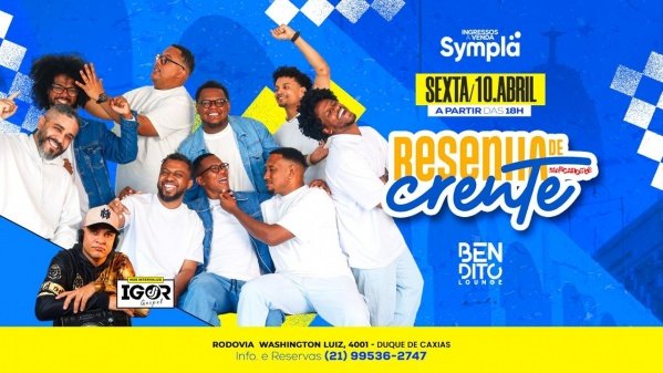 resenha de crente / marcados / igor dj gospel (foto do evento)