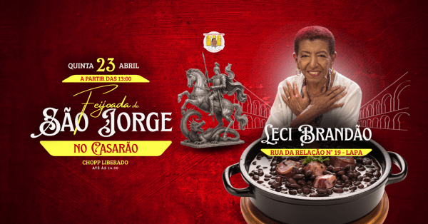 feijoada de sao jorge: leci brandão (foto do evento)