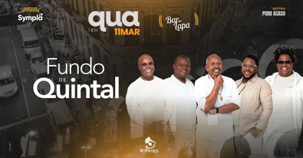fundo de quintal no bar da lapa (foto do evento)